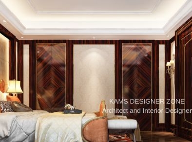 3D design of luxury dark wood European classic wardrobe designs
                